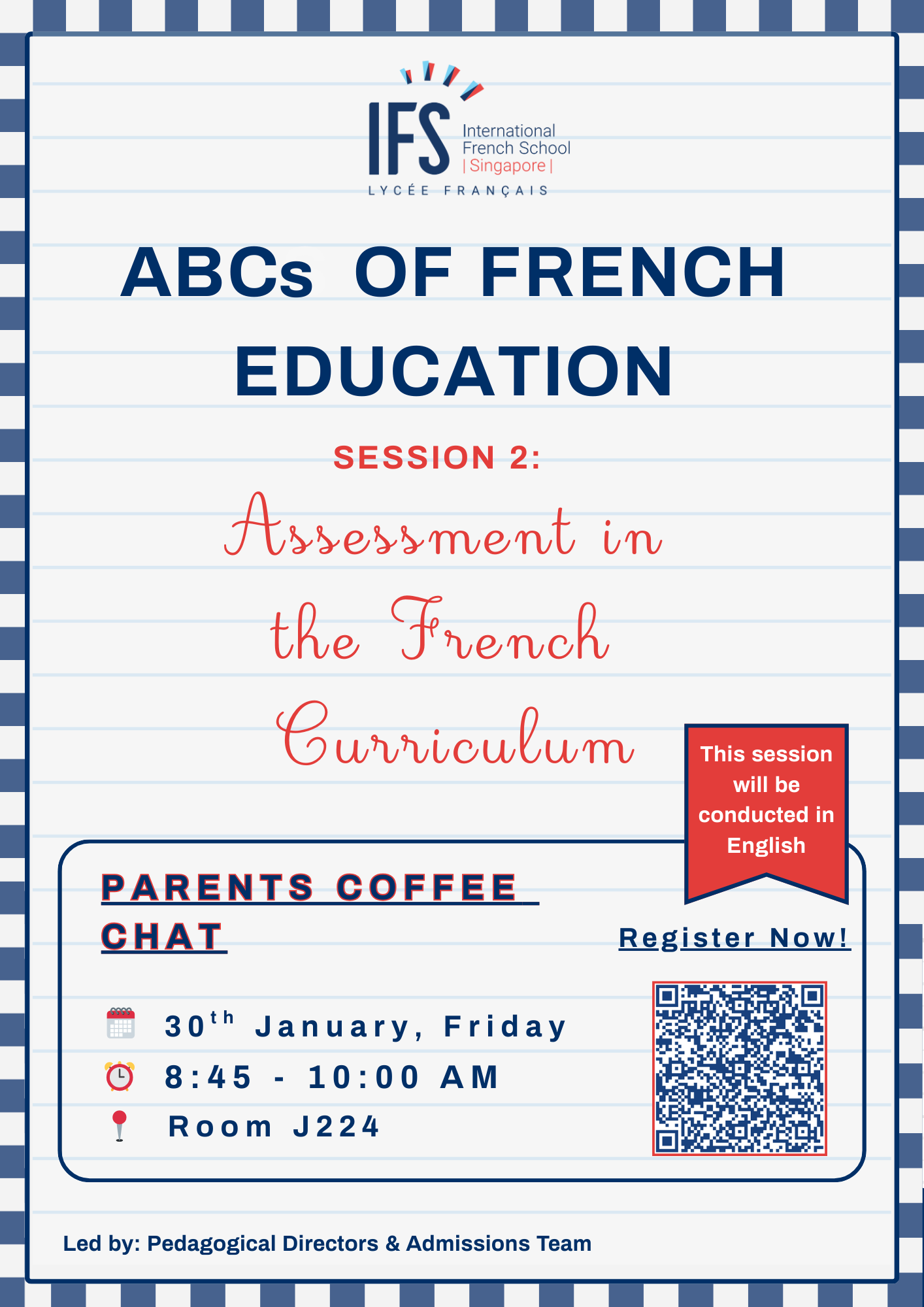 IFS ABC's Of French Education 2026 Poster