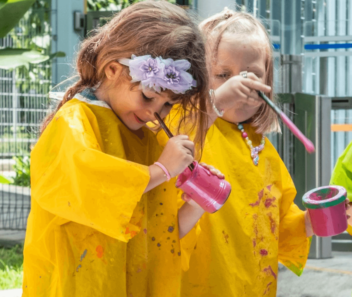 Ifs Kindergarten Students Painting