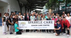 Serangoon elderly visit to IFS kindergarten