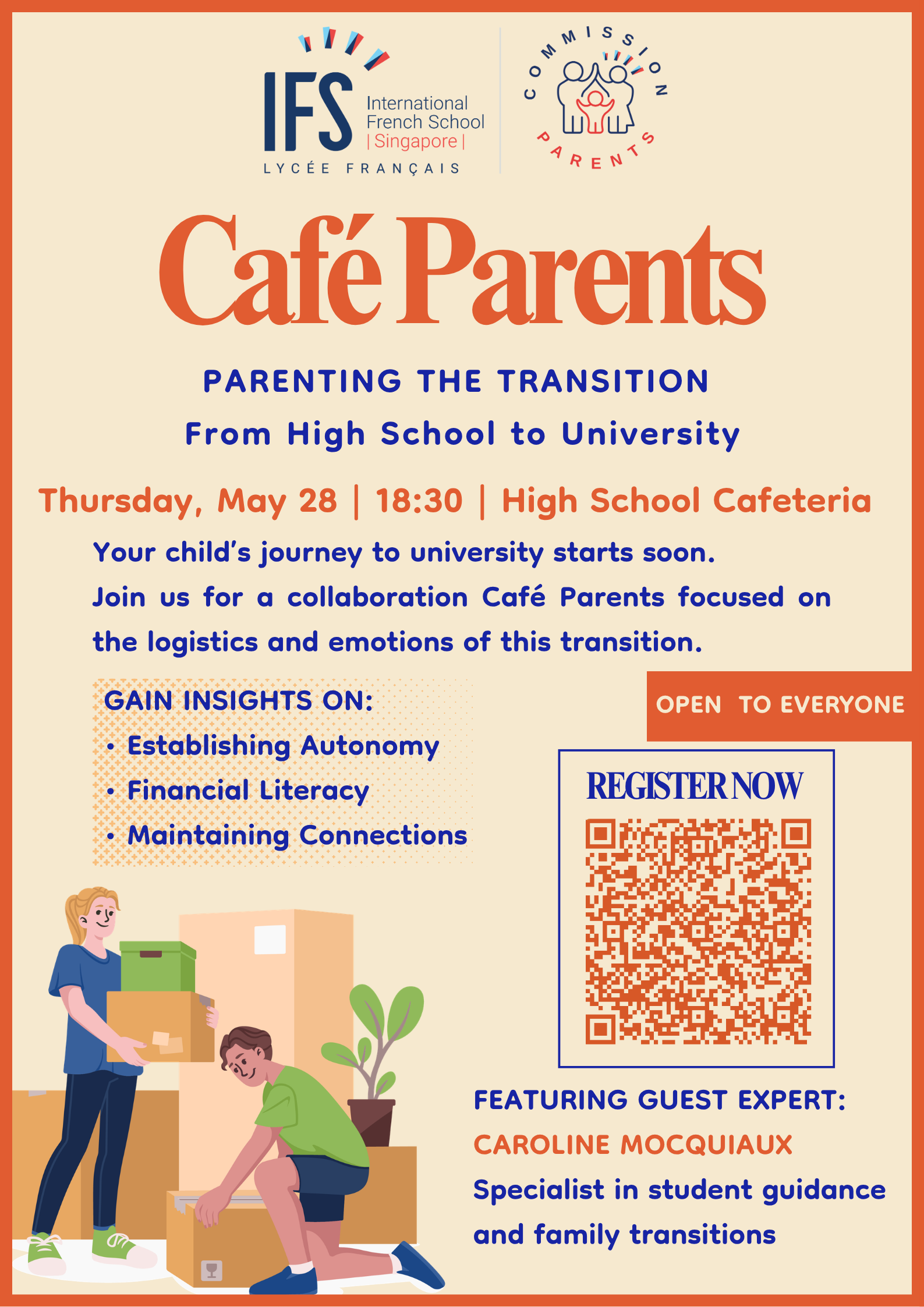 Café Parents May 28, 2026 Parenting The Transition
