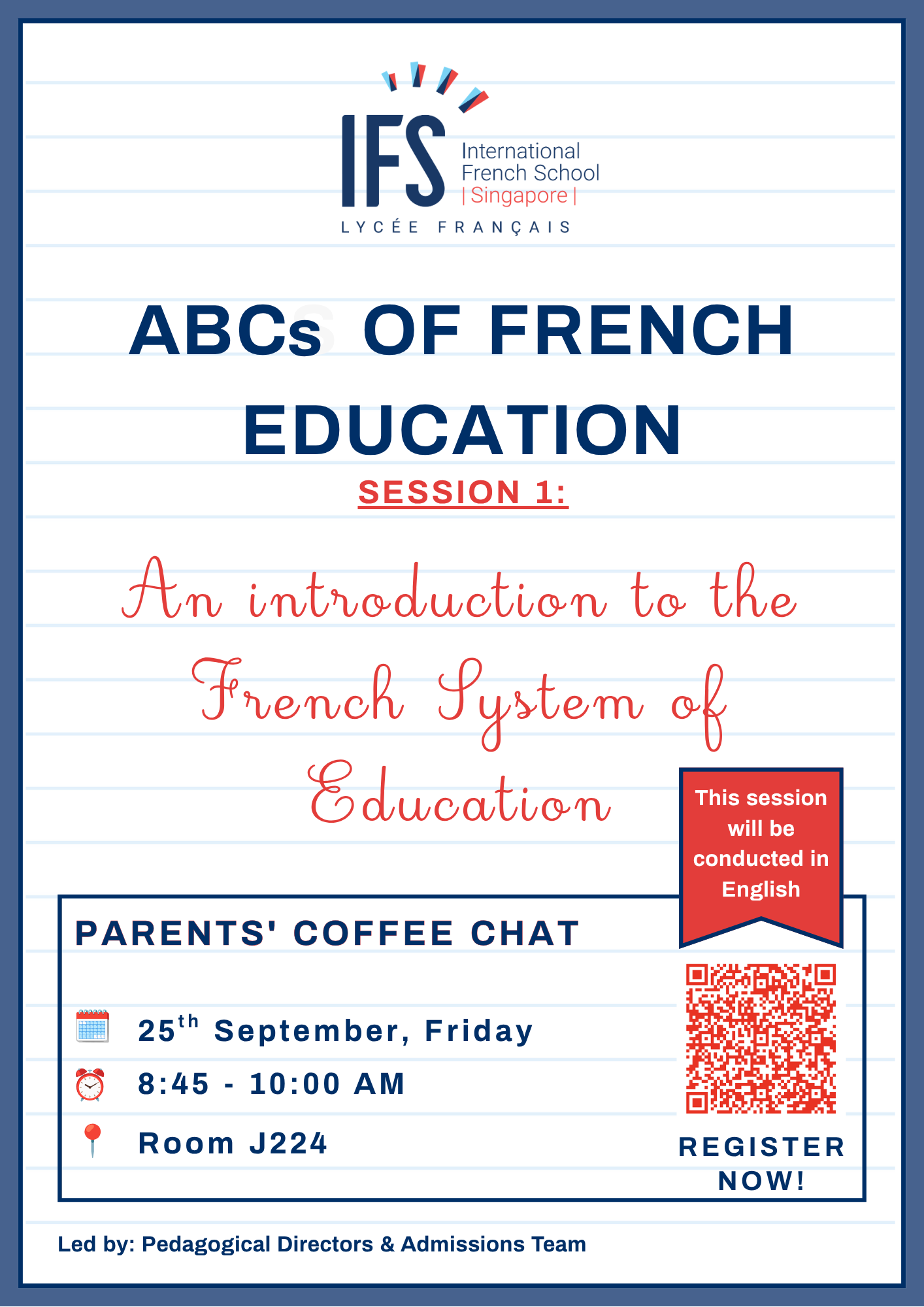 Abcs Of French Education 2026 Session 1